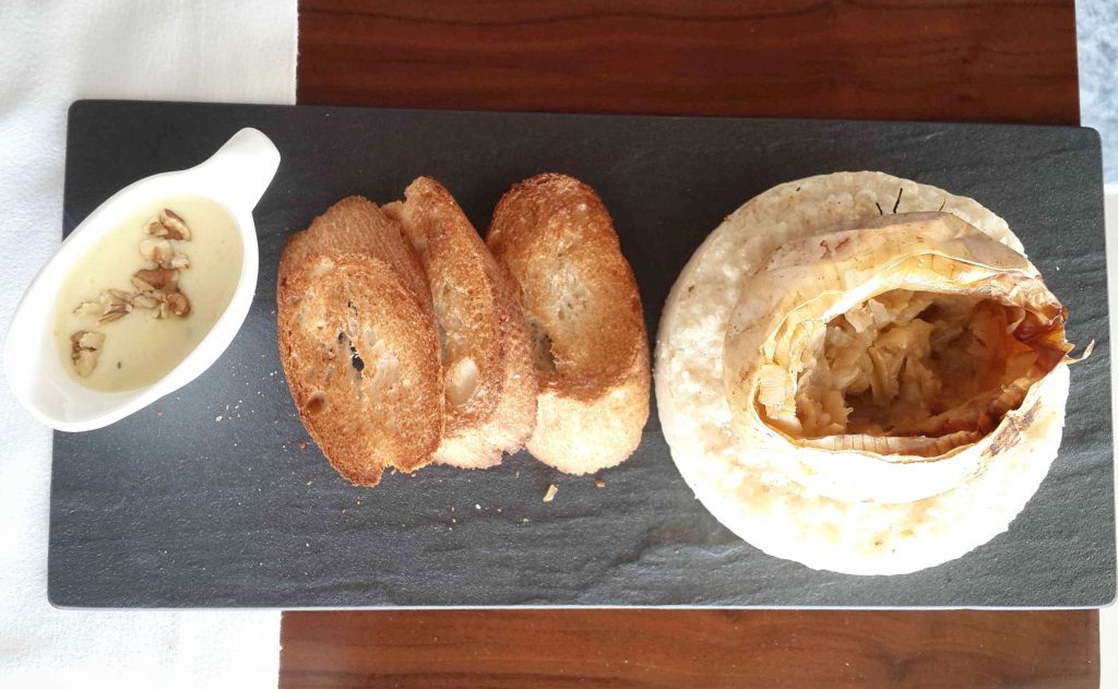 Salt Baked Onion - Vivaldi Sheraton Creek Dubai