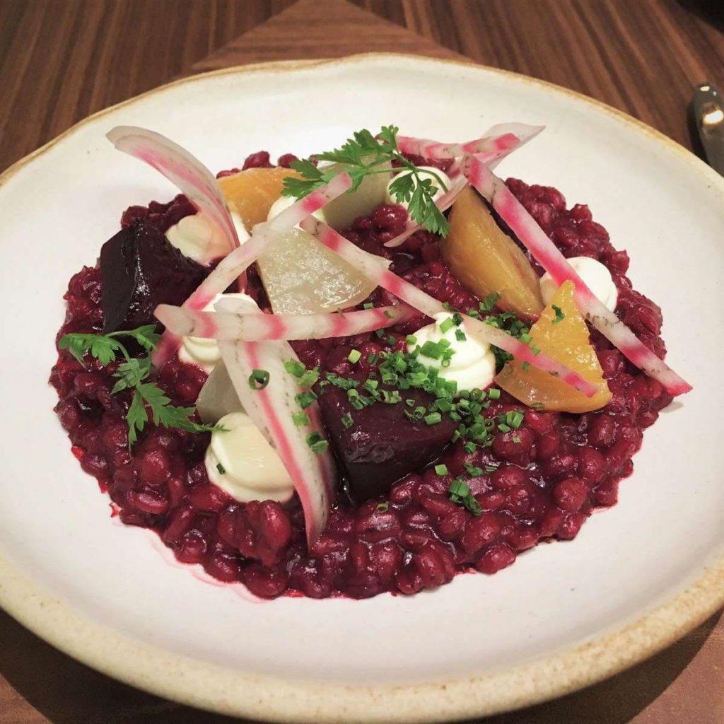 Beet and Barley Risotto - Intersect by Lexus, DIFC