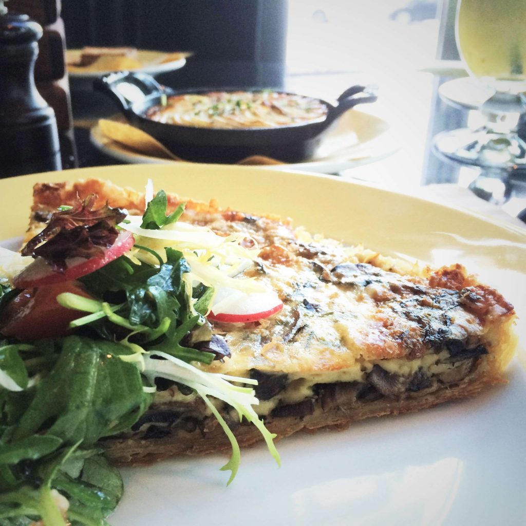Mushroom Gruyere Tarte - La Farine, JW Marriott Marquis, Business Bay, Dubai