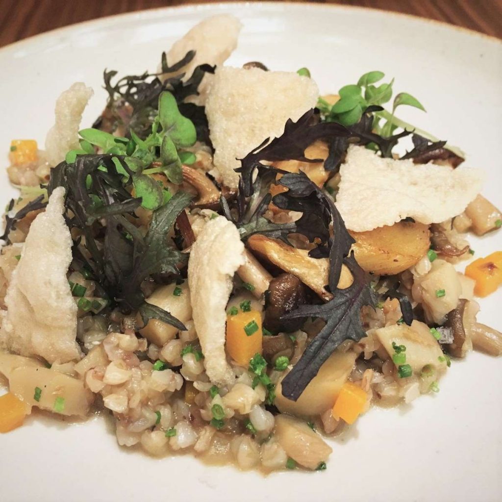 Mushroom Risotto - Beet and Barley Risotto - Intersect by Lexus, DIFC