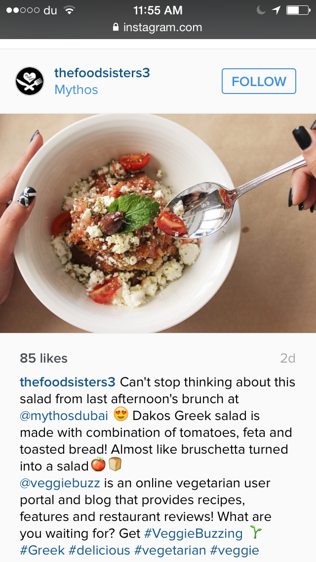 Food sisters dakos salad photo