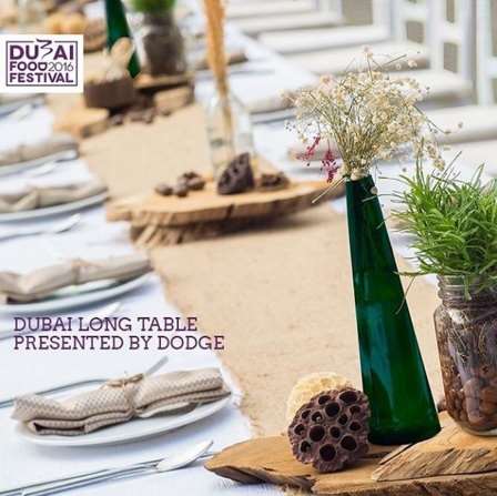 Dubai Food Festival 2016 - Long Table