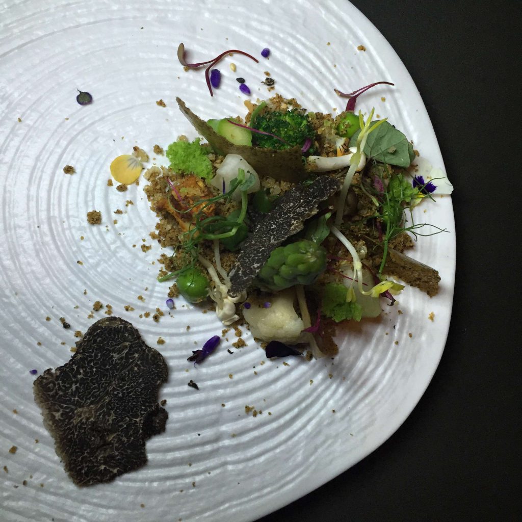 Foggy Forest Floor - Enigma, Palazzo Versace, Dubai | Vegetarian Valentine's Day Dinner