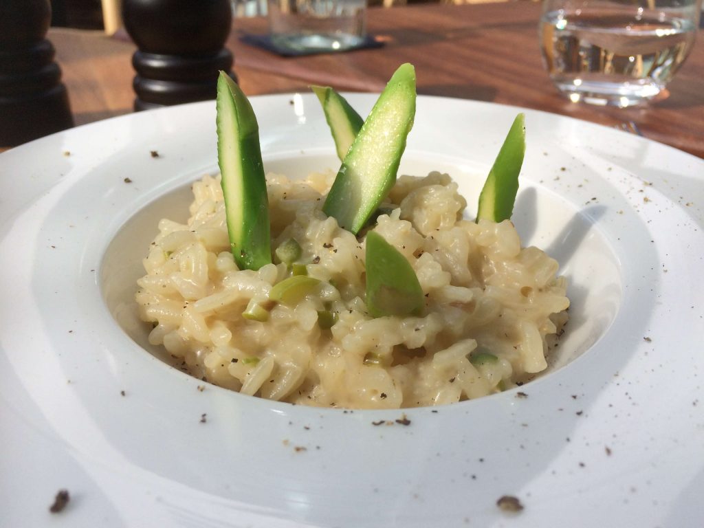 Asparagus Risotto - La Cantine du Faubourg | Vegetarian Valentine's Day Dinner