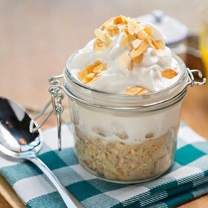 Almond Milk Oatmeal Pots Pans Boards - Vegan Breakfasts Dubai