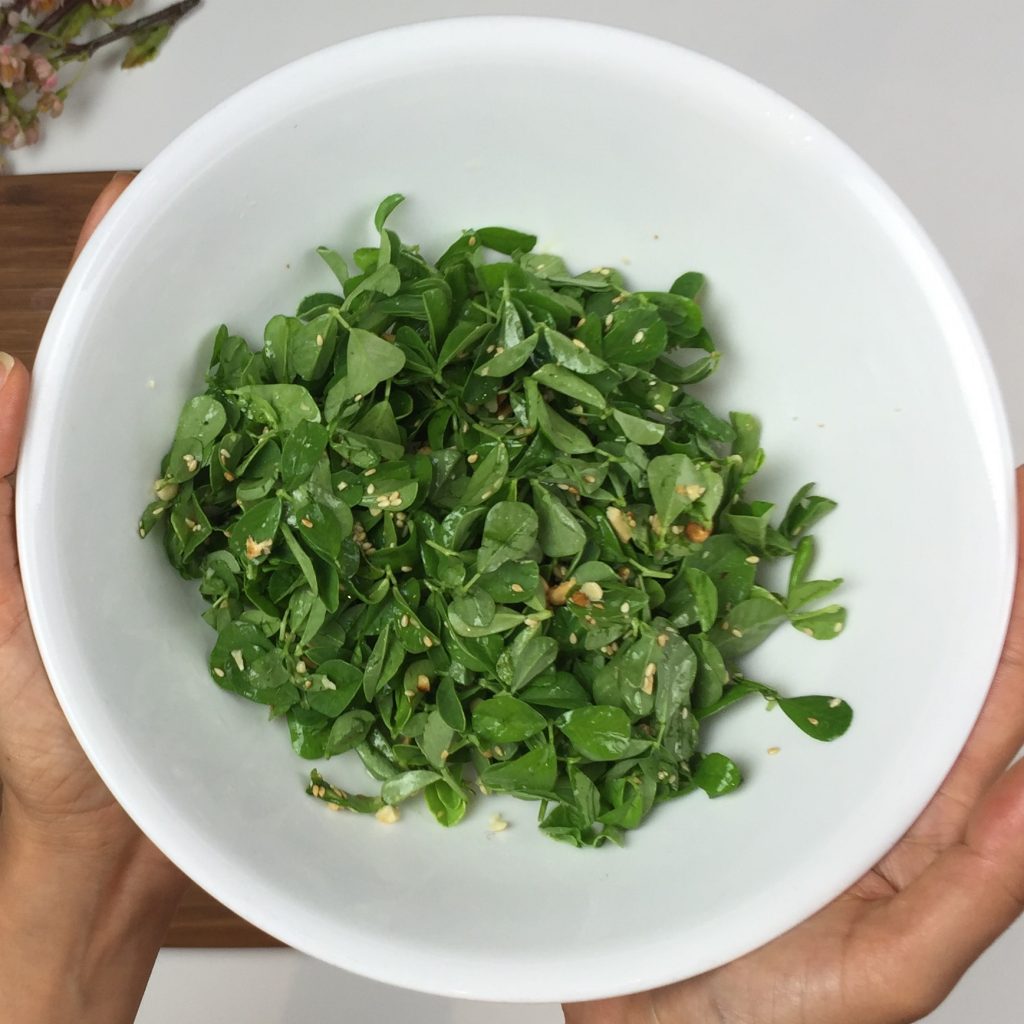 Fenugreek Leaves & Peanut Salad Recipe Veggiebuzz