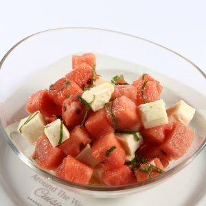 Watermelon & Halloumi Salad